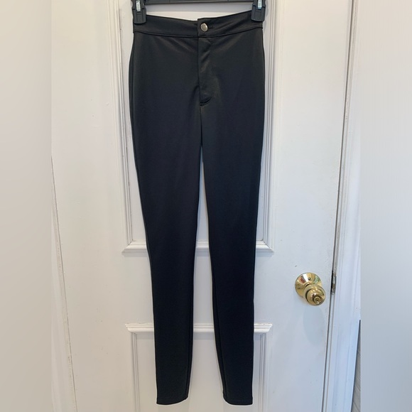 NWOT SKIMS Disco Black Trousers Size XXS/US 23 - Picture 3 of 8